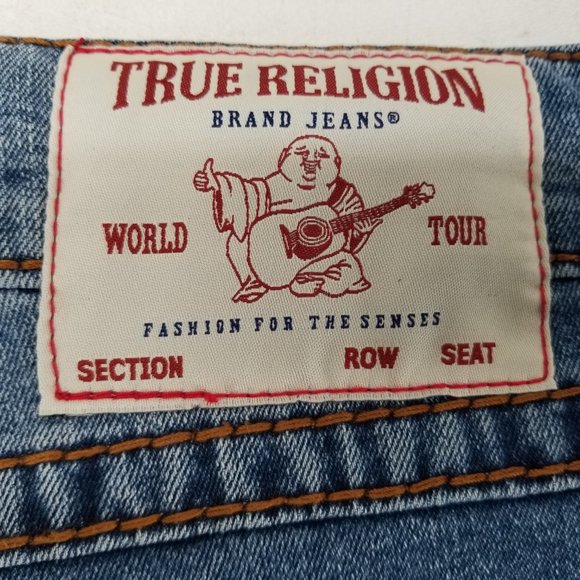 True Religion Geno Relaxed Slim Flap Big T Mens Jeans 40x32 NWT 199$ - Picture 11 of 12
